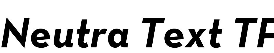 Neutra Text TF Bold Italic cкачати шрифт безкоштовно